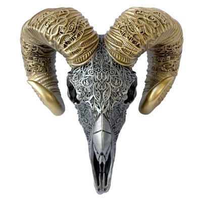 Cameroon - 2026 - 2000 Francs - Carved Skull The Sovereign 2oz silver (Carved Skull 3D series)