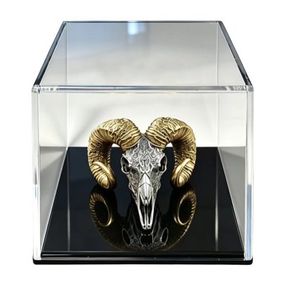 Cameroon - 2026 - 2000 Francs - Carved Skull The Sovereign 2oz silver (Carved Skull 3D series)