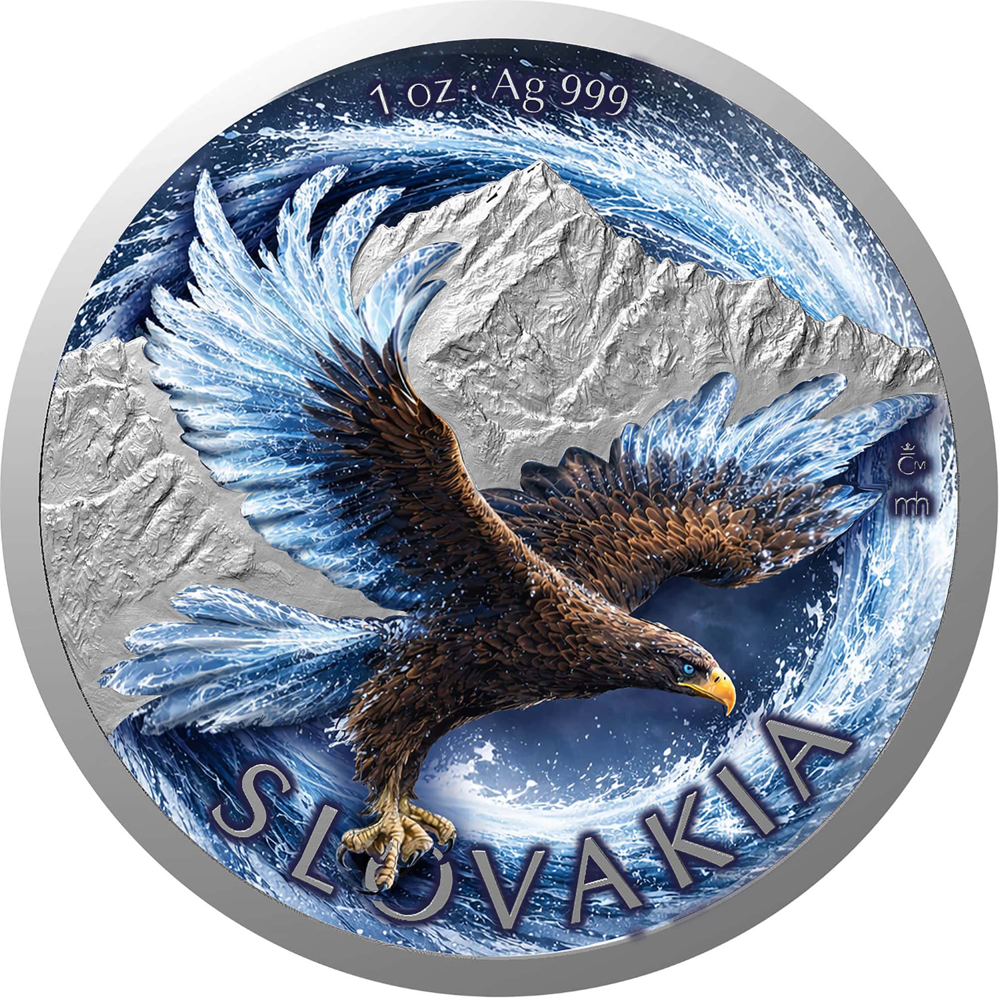 Niue - 2026 - 2 Dollars - Slovak Eagle 1oz silver