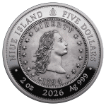 Niue - 2026 - 5 Dollars - 1794 Flowing Hair silver Dollar (Greatest United States coins series) 2oz silver