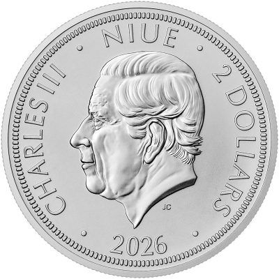 Niue - 2026 - 2 Dollars - Slovak Eagle 1oz silver