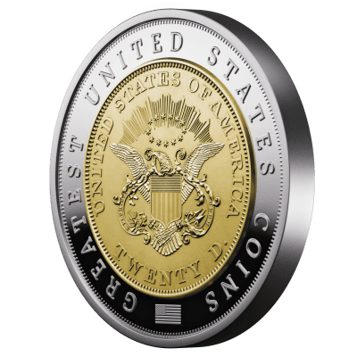 Niue - 2026 - 5 Dollars - 1849 Liberty Head Double Eagle (Greatest United States coins series) 2oz silver