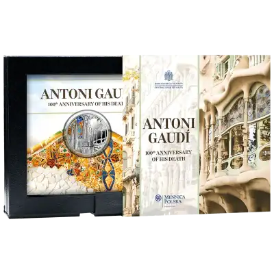Malta - 2026 - 5 Euro - Antonio Gaudi 100th Anniversary Sagrada Familia