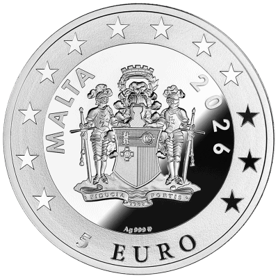 Malta - 2026 - 5 Euro - Antonio Gaudi 100th Anniversary Sagrada Familia