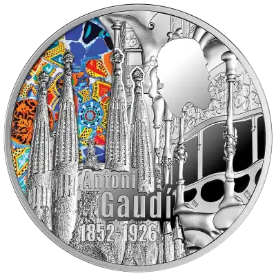 Malta - 2026 - 5 Euro - Antonio Gaudi 100th Anniversary Sagrada Familia