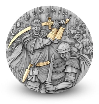 Niue - 2026 - 5 Dollars - Arminius (Legendary Warriors series) 2oz silver