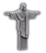 Cameroon - 2026 - 2000 Francs - Christ the Redeemer 3D Antiqued 2oz silver
