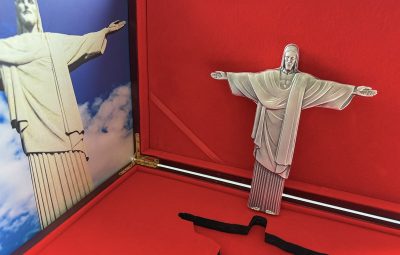 Cameroon - 2026 - 10000 Francs - Christ the Redeemer 3D Antiqued 1 KILO silver