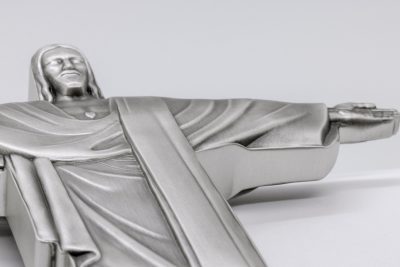 Cameroon - 2026 - 10000 Francs - Christ the Redeemer 3D Antiqued 1 KILO silver
