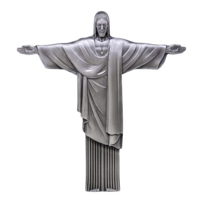 Cameroon - 2026 - 10000 Francs - Christ the Redeemer 3D Antiqued 1 KILO silver