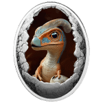 Cameroon - 2025 - 500 Francs - Parasaurolophus (Dinosauria series) 16.8g Silver