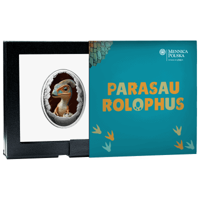 Cameroon - 2025 - 500 Francs - Parasaurolophus (Dinosauria series) 16.8g Silver