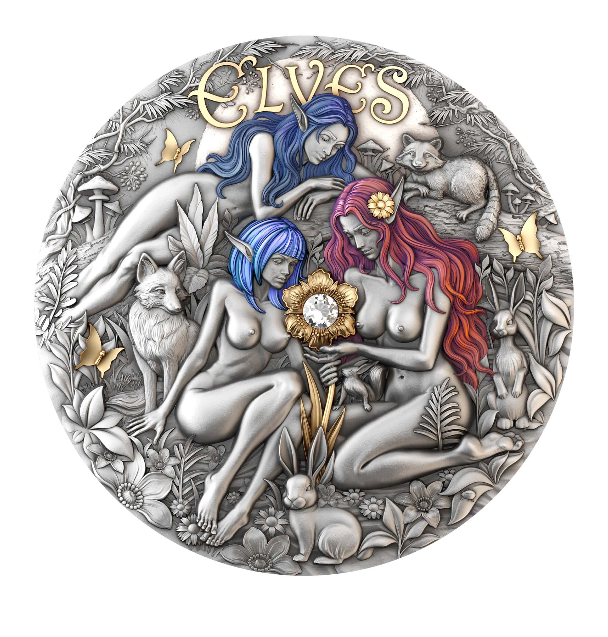 Niue - 2026 - 5 Dollars - Elves (Eternal Sisters series) 2oz silver