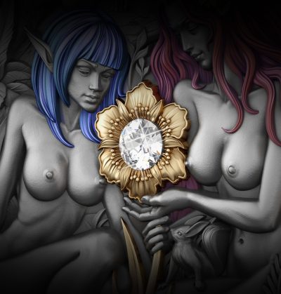 Niue - 2026 - 5 Dollars - Elves (Eternal Sisters series) 2oz silver