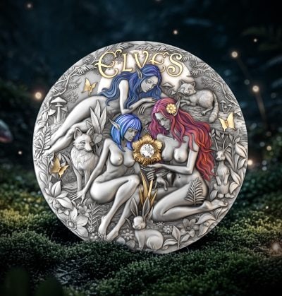 Niue - 2026 - 5 Dollars - Elves (Eternal Sisters series) 2oz silver