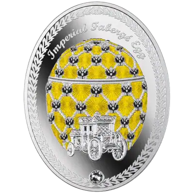 Niue - 2026 - 2 Dollars - Coronation Egg 56.56 gr silver