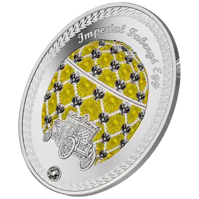 Niue - 2026 - 2 Dollars - Coronation Egg 56.56 gr silver