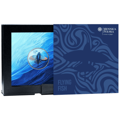 Cameroon - 2026 - 1000 Francs – Flying Fish 1oz silver