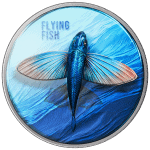 Cameroon - 2026 - 1000 Francs – Flying Fish 1oz silver