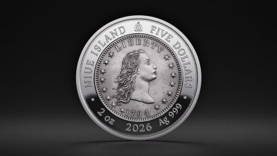 Niue - 2026 - 5 Dollars - 1794 Flowing Hair silver Dollar (Greatest United States coins series) 2oz silver