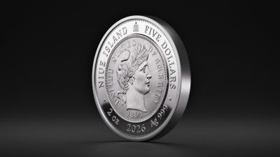 Niue - 2026 - 5 Dollars - 1849 Liberty Head Double Eagle (Greatest United States coins series) 2oz silver