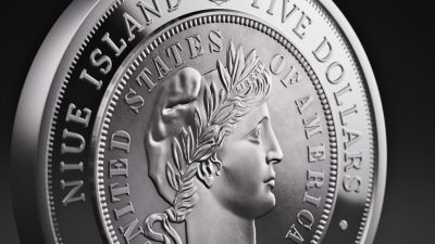 Niue - 2026 - 5 Dollars - 1849 Liberty Head Double Eagle (Greatest United States coins series) 2oz silver