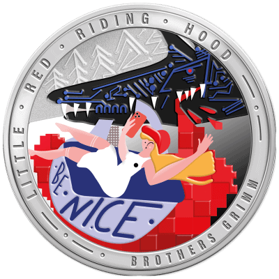 Niue - 2025 - 2 Dollars - Little Red Riding Hood (Grimm’s Fairy Tales series)