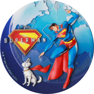 Niue - 2025 - 5 Dollars - Superman Krypto DC Comics 2oz silver