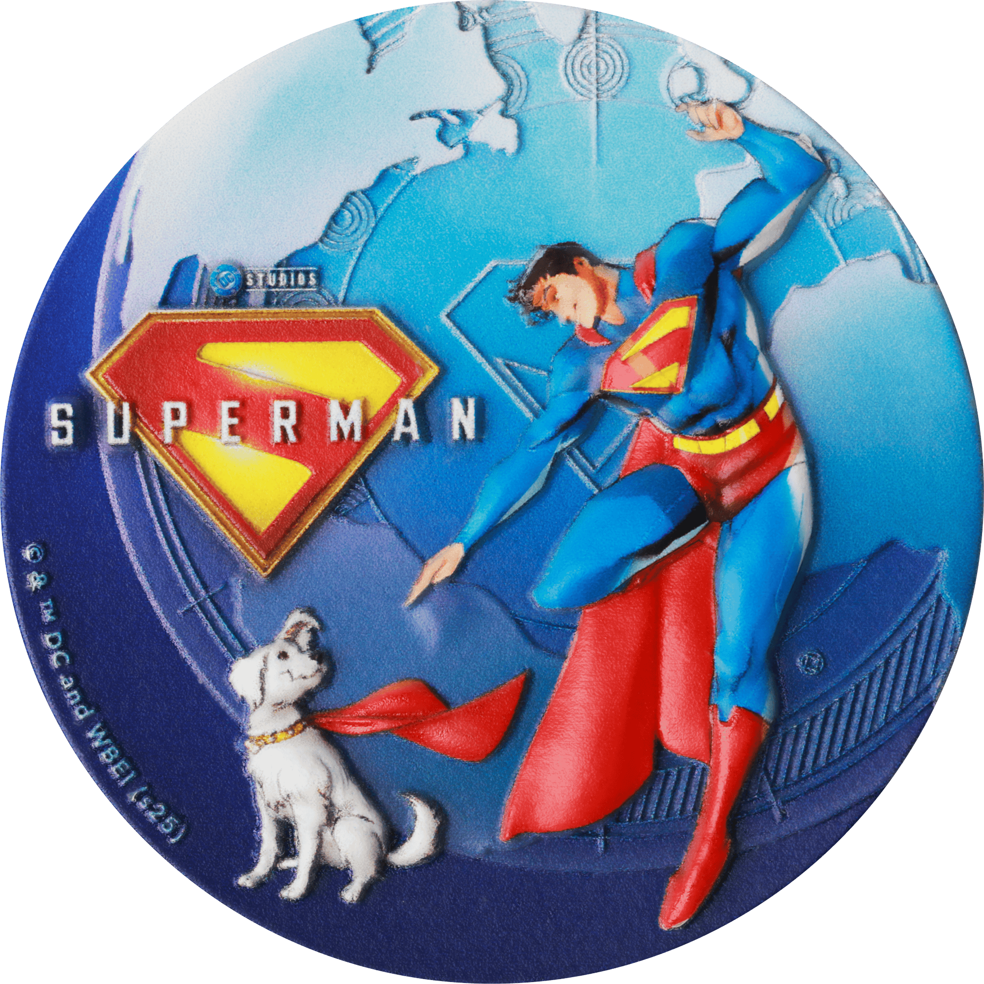 Niue - 2025 - 5 Dollars - Superman Krypto DC Comics 2oz silver