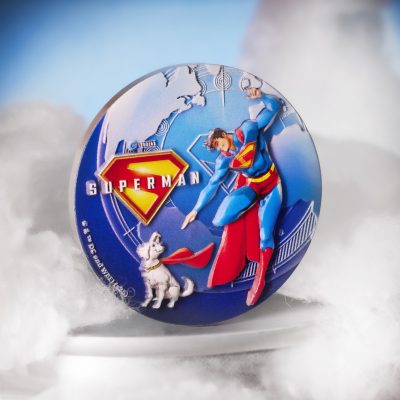 Niue - 2025 - 5 Dollars - Superman Krypto DC Comics 2oz silver
