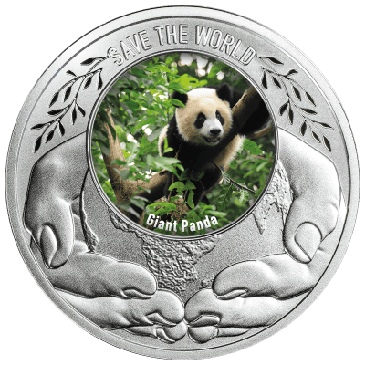 Cameroon - 2026 - 500 Francs – Giant Panda 1/2oz silver (Save the World series)