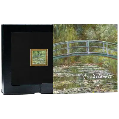 Niue - 2026 - 1 Dollars - Japanese Bridge and Water Lilies / Claude Monet (Paintings Treasures series)