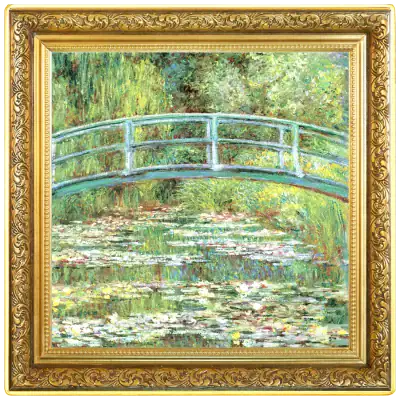 Niue - 2026 - 1 Dollars - Japanese Bridge and Water Lilies / Claude Monet (Paintings Treasures series)