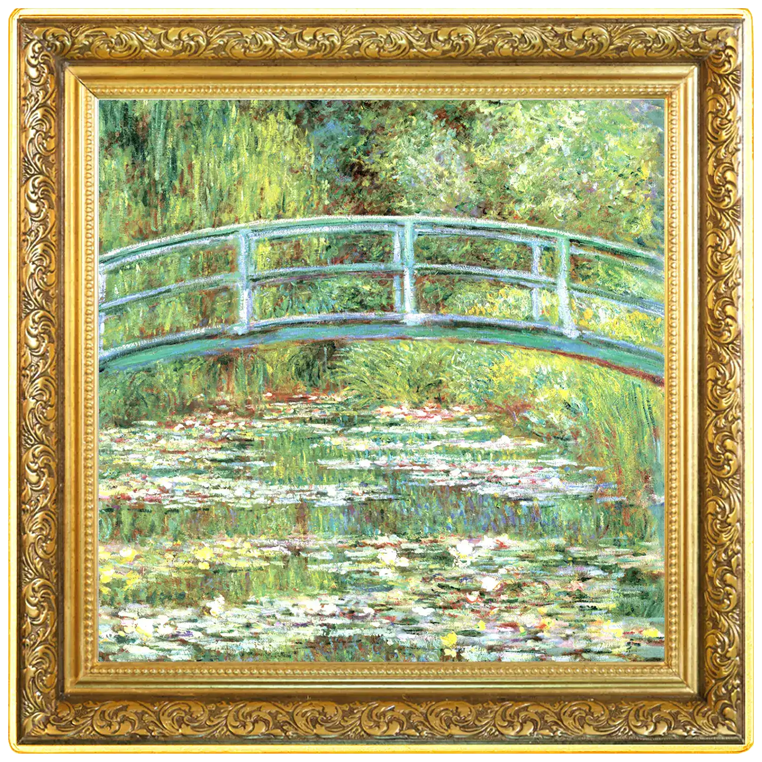 Niue - 2026 - 1 Dollars - Japanese Bridge and Water Lilies / Claude Monet (Paintings Treasures series)
