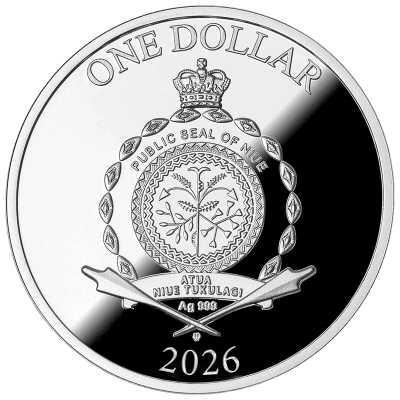 Niue - 2026 - 1 Dollar - Wedding Anniversary Flowers in Tree II 1/2oz silver