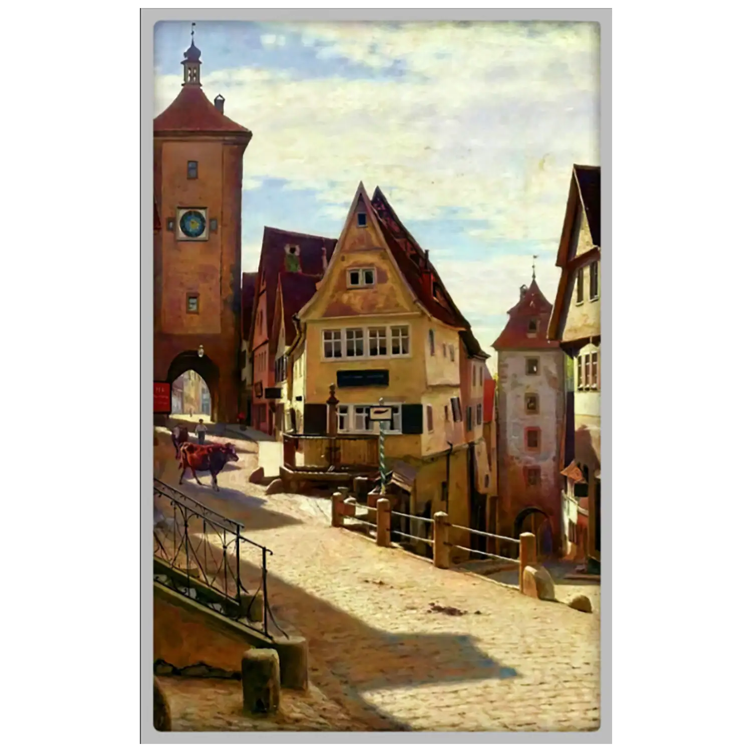 Cameroon - 2026 - 500 Francs - Am Plönlein in Rothenburg (Aleksander Gierymski series)