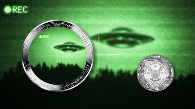Cameroon - 2026 - 1000 Francs - UFO RECORDING NIGHTVISION (UFO & Aliens series) 1oz silver