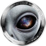 Cameroon - 2026 - 1000 Francs - ALIEN EYE (UFO & Aliens series) 1oz silver