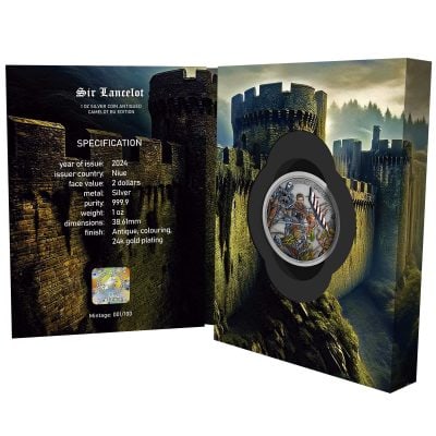 Niue - 2024 - 2 Dollars - Sir Lancelot (Camelot series)