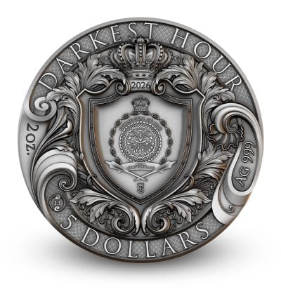 Niue - 2026 - 5 Dollars - Darkest Hour - Alien 2oz silver