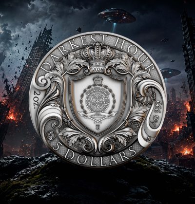 Niue - 2026 - 5 Dollars - Darkest Hour - Alien 2oz silver