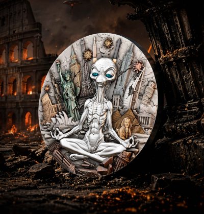 Niue - 2026 - 5 Dollars - Darkest Hour - Alien 2oz silver