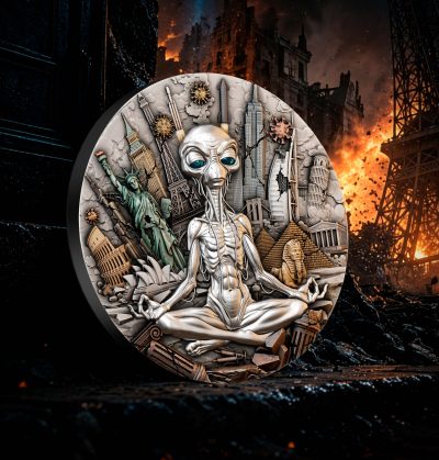 Niue - 2026 - 5 Dollars - Darkest Hour - Alien 2oz silver