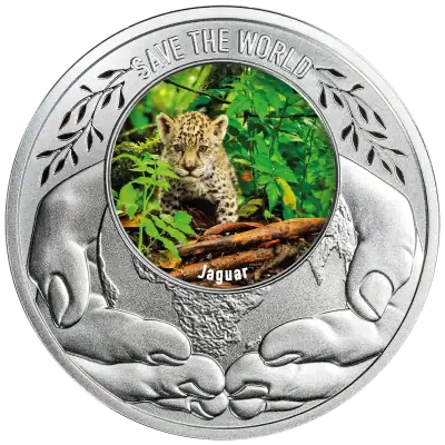 Cameroon - 2026 - 500 Francs – Jaguar 1/2oz silver (Save the World series)
