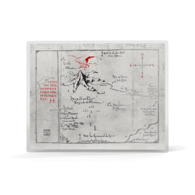 Niue - 2026 - 1 + 2 Dollars - Thorin's Map and Key The Hobbit (Lord of the Rings series) 5gr silver foil + 3/4oz silver