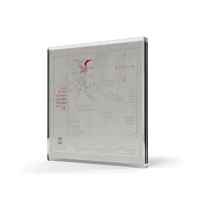 Niue - 2026 - 1 + 2 Dollars - Thorin's Map and Key The Hobbit (Lord of the Rings series) 5gr silver foil + 3/4oz silver