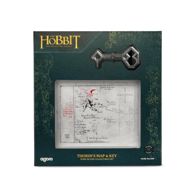 Niue - 2026 - 1 + 2 Dollars - Thorin's Map and Key The Hobbit (Lord of the Rings series) 5gr silver foil + 3/4oz silver