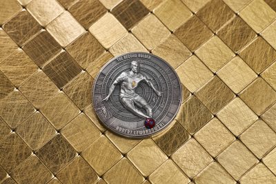 Niue - 2025 - 5 Dollars - Robert Lewandowski RECORD HOLDER (Robert Lewandowski series) 2oz silver