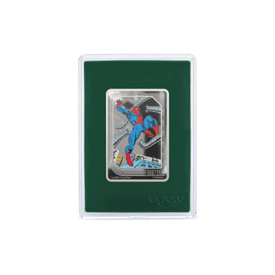 Niue - 2026 - Collector Box - Spider-Man: Comic Art Through The Ages (Marvel series) 1oz silver with pure 1oz Gold Chase