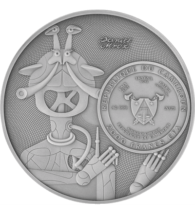 Cameroon - 2025 - 2000 Francs - The Star Diaries (Master of Science Fiction series) 200gr silver